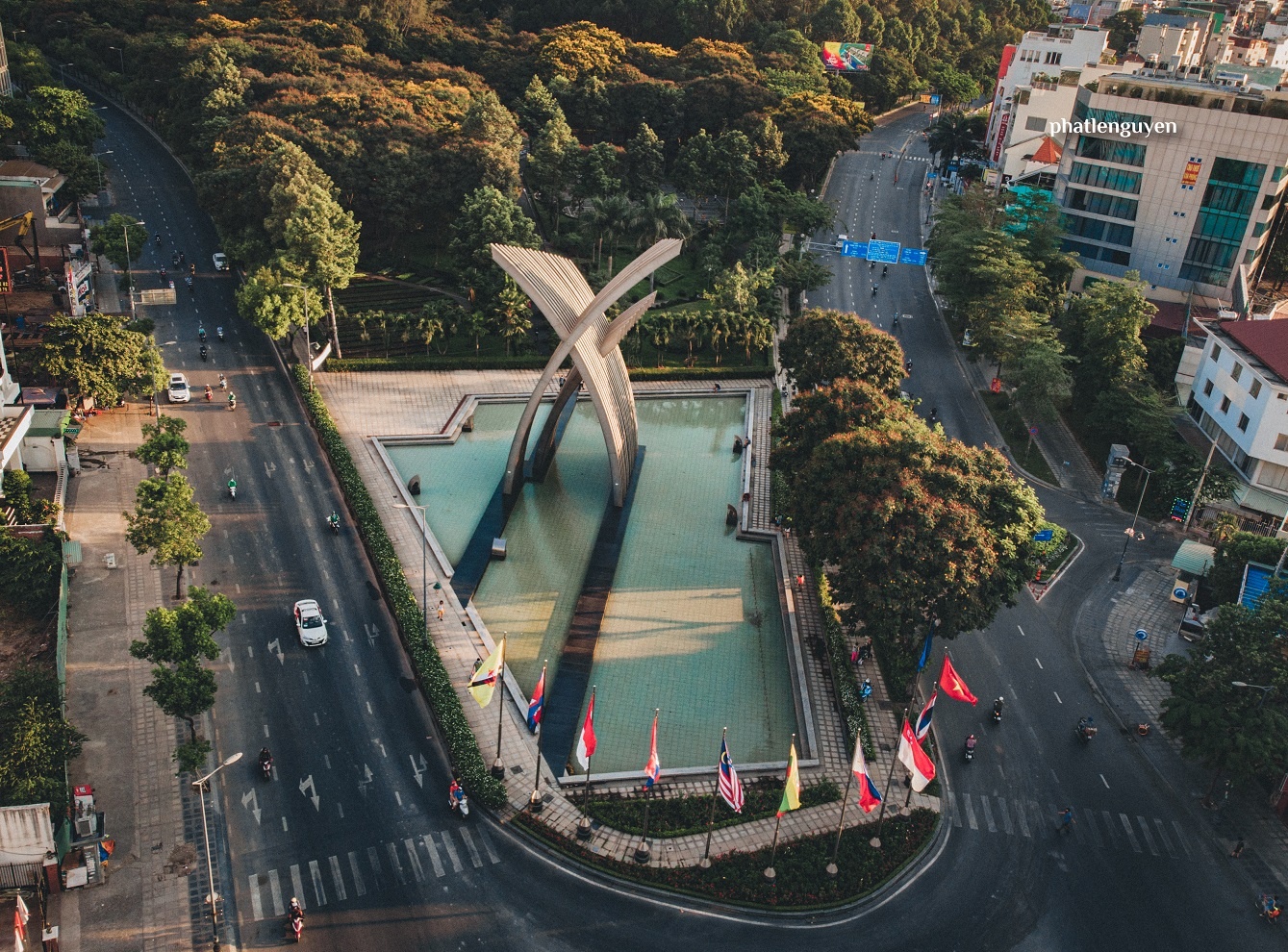 Bộ ảnh chụp Sài Gòn từ trên cao ảnh 9 Bo anh chup Sai Gon tu tren cao anh 9