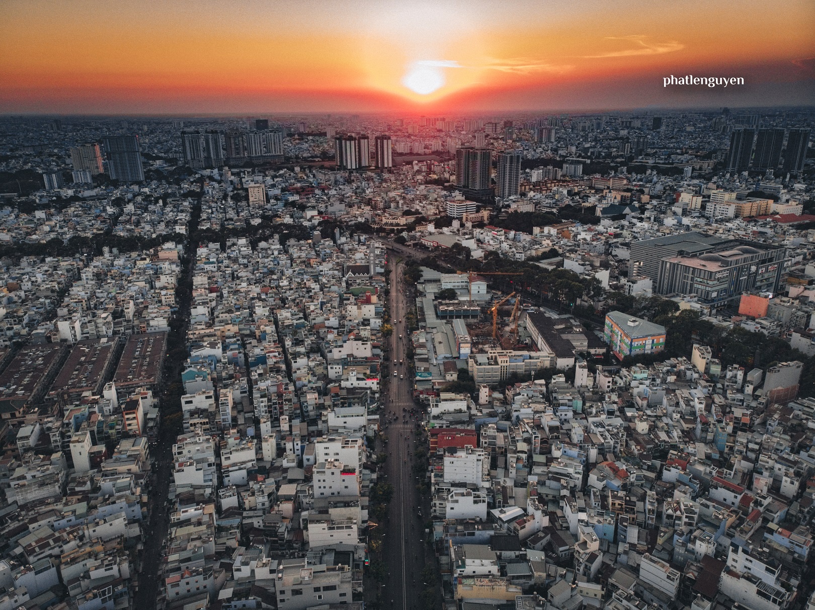 Bo anh chup Sai Gon tu tren cao anh 5