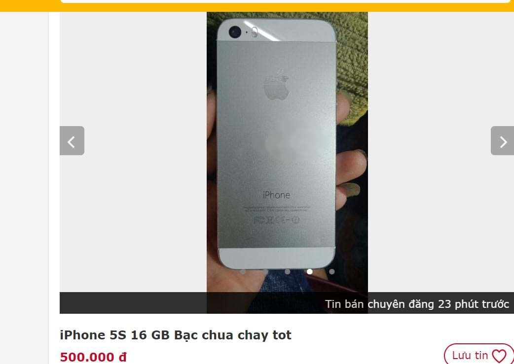 co nen mua iPhone 5S mat van tay anh 1