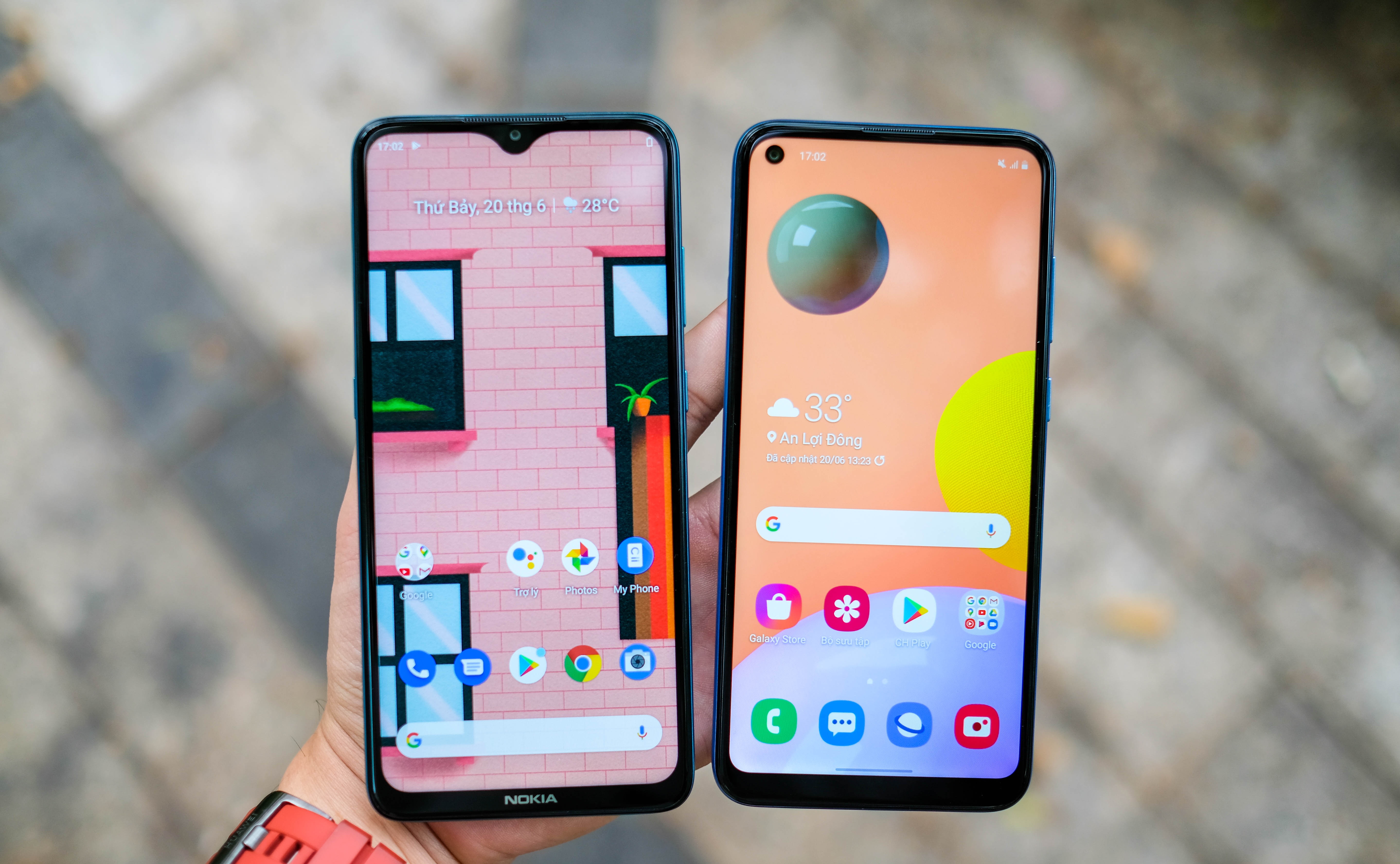 chon Galaxy A11 hay Nokia 5.3 anh 5