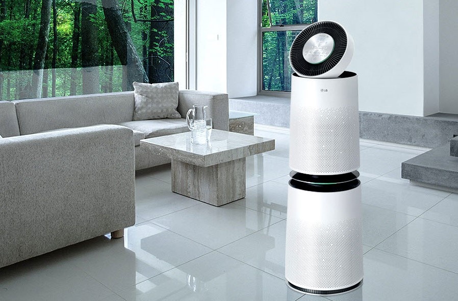 May loc khong khi cua LG 'bat' duoc bui min PM1.0, gia 33 trieu dong hinh anh