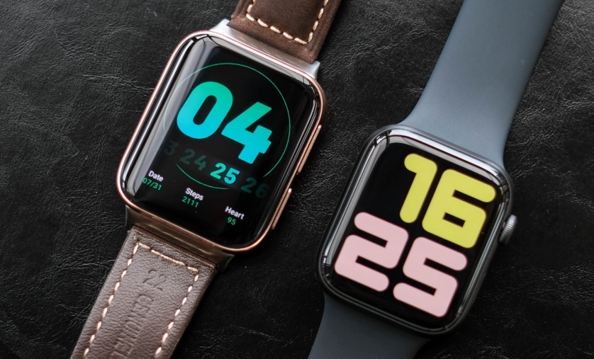 Oppo Watch do dang cung Apple Watch Series 5 hinh anh