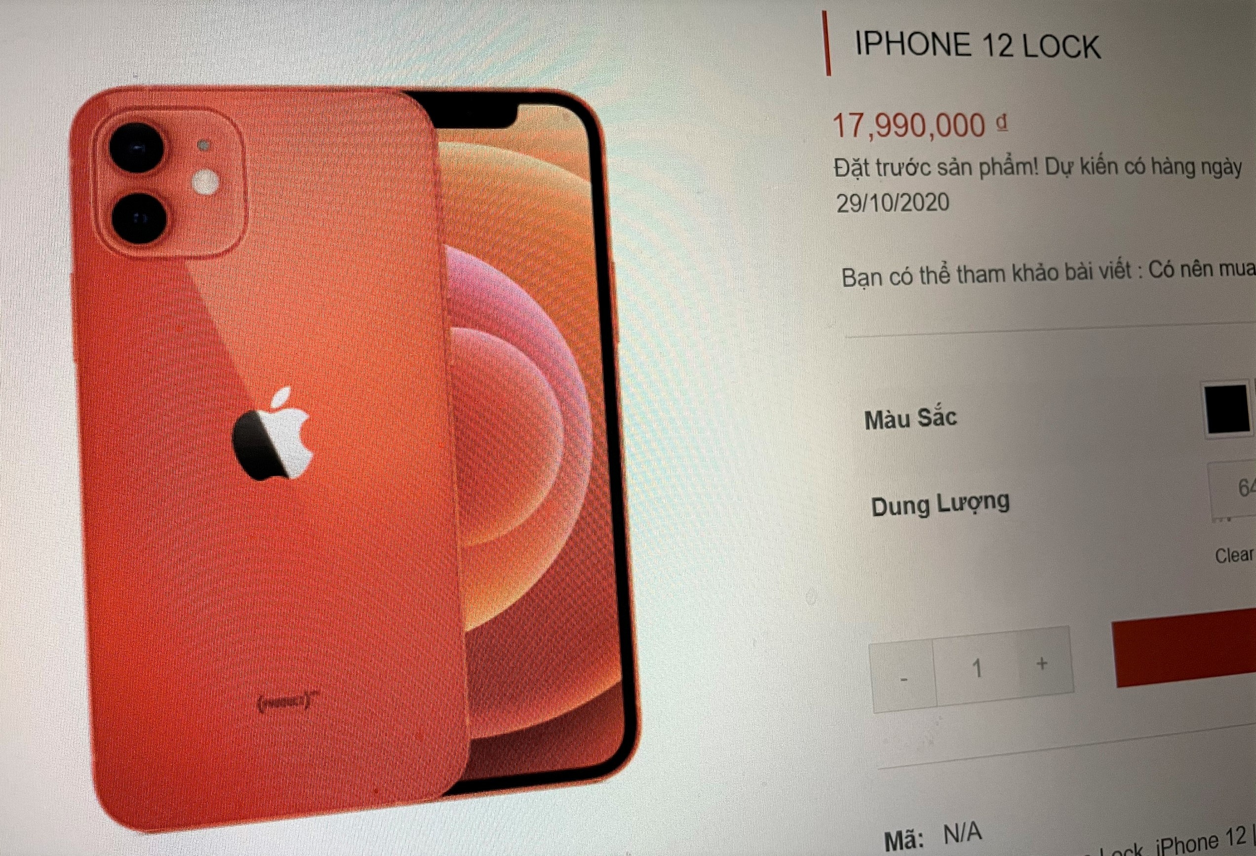 iPhone 12 khoa mang anh 1