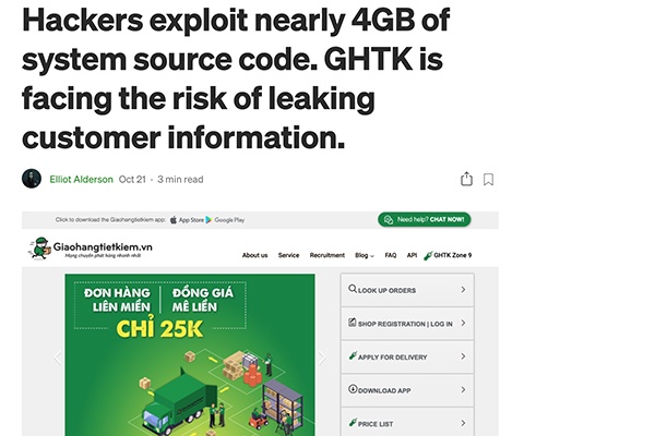 Ma nguon he thong Giao hang Tiet kiem bi hack anh 1