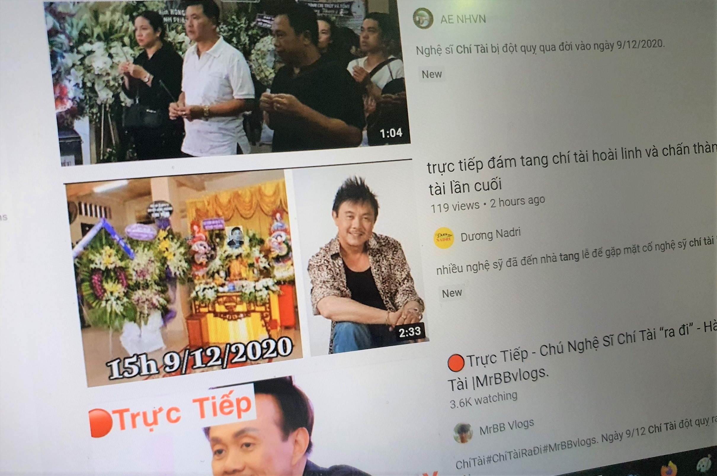 Gia livestream dam tang nghe si Chi Tai de truc loi hinh anh