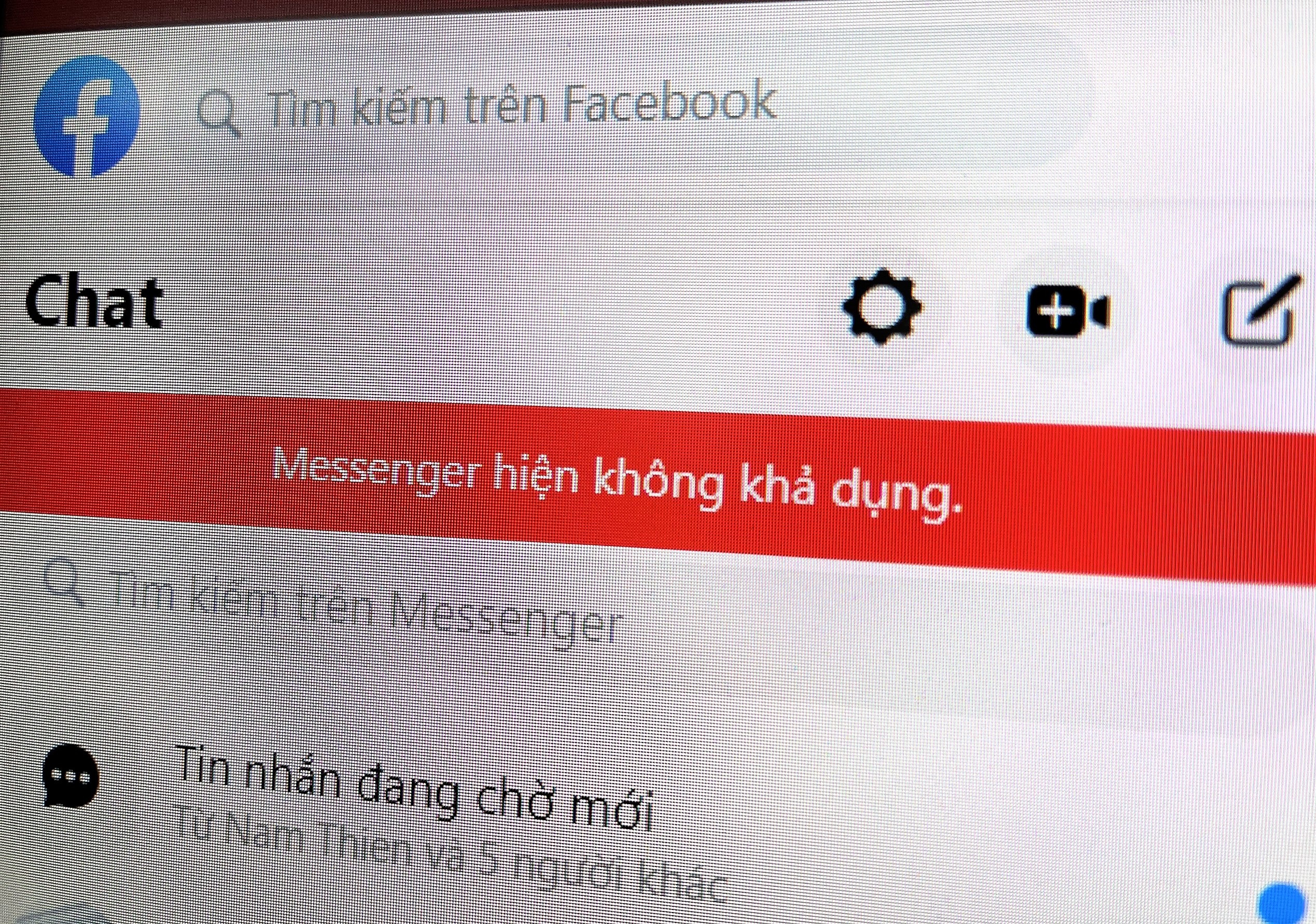 Messenger dang gap loi anh 1