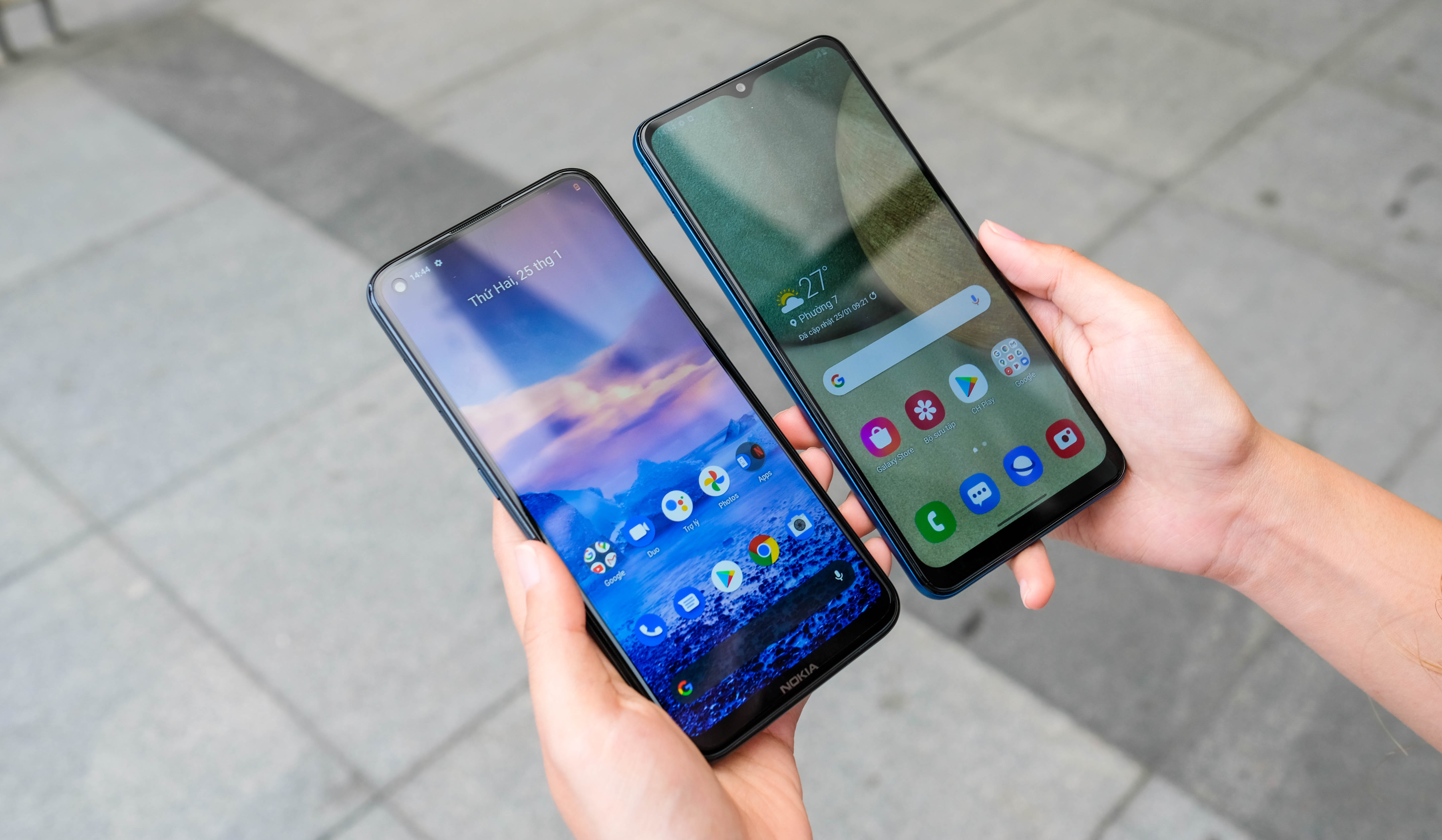 So sanh Galaxy A12 va Nokia 5.4 anh 12
