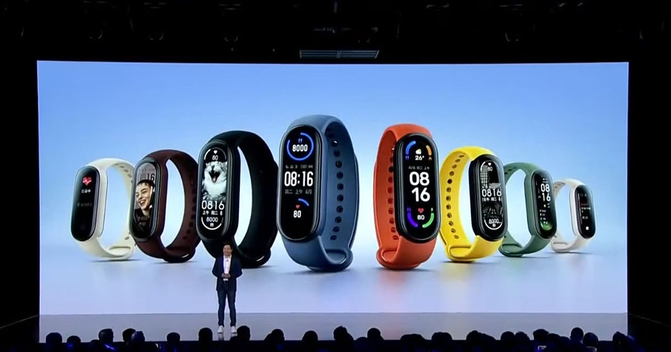 Mi Band 6 ra mat voi gia 35 USD, co tinh nang giong Apple Watch 6 hinh anh