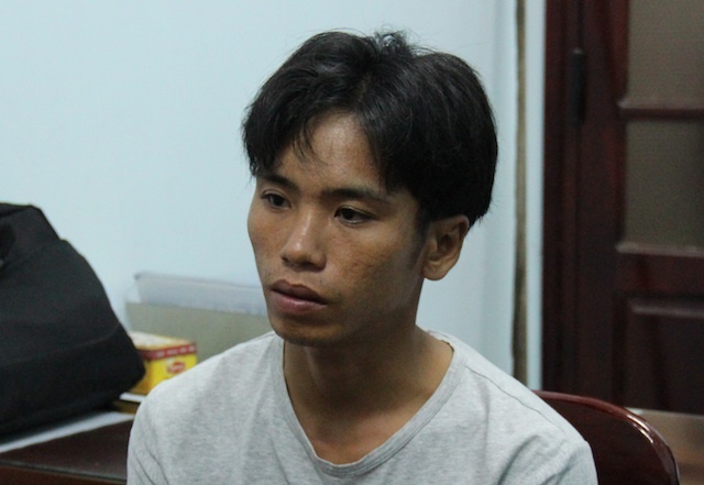 Nguyễn Ngọc Tuấn tại cơ quan điều tra.