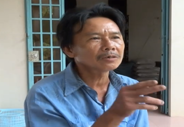 Ông Huỳnh Văn Đoàn kể lại sự việc.