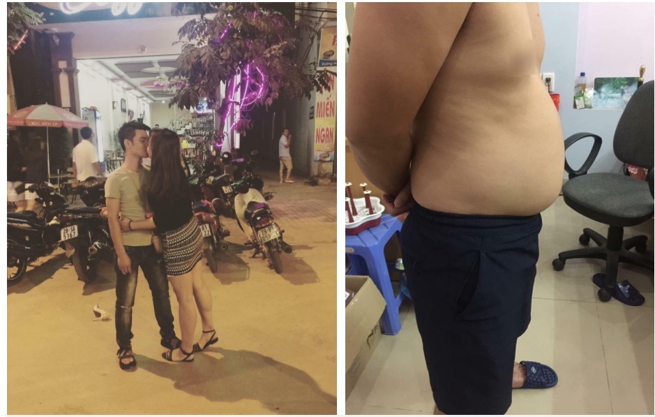 chàng trai nghén thay vợ ảnh 1 chang trai nghen thay vo anh 1