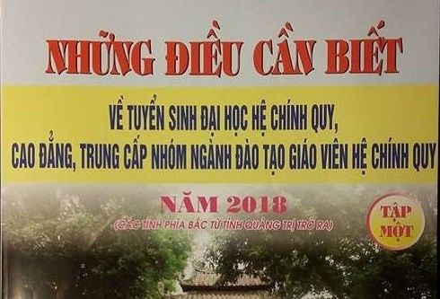 Nha xuat ban Giao duc len tieng ve sach cam nang tuyen sinh in sai hinh anh