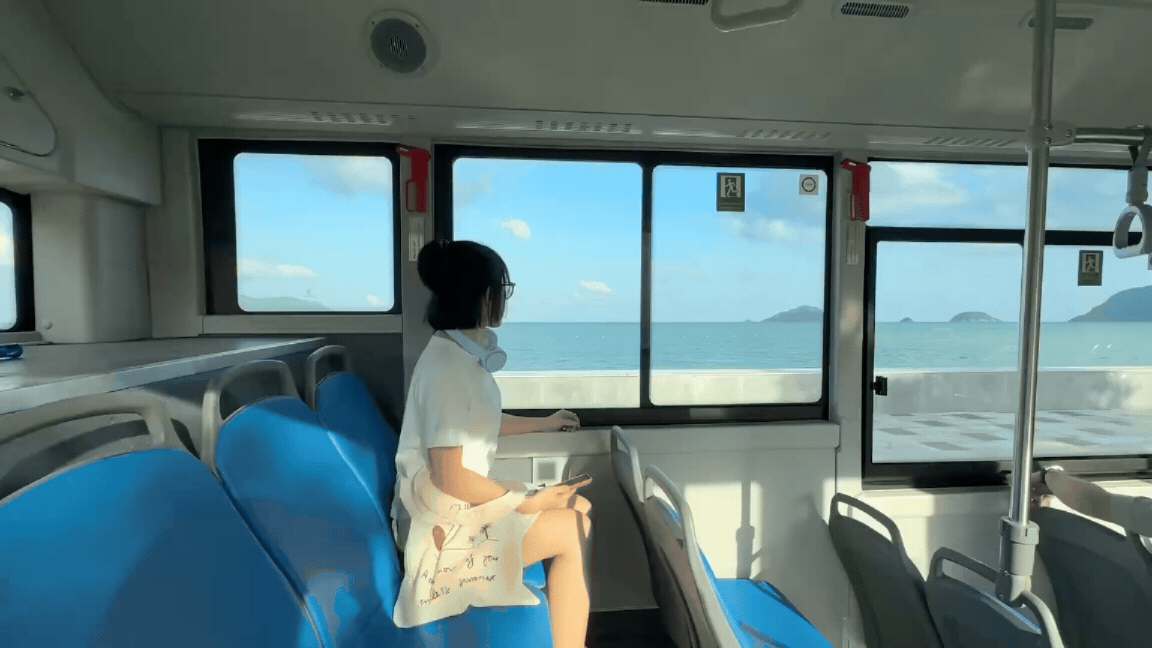 Tuyen xe buyt 'dep nhat' Con Dao hinh anh