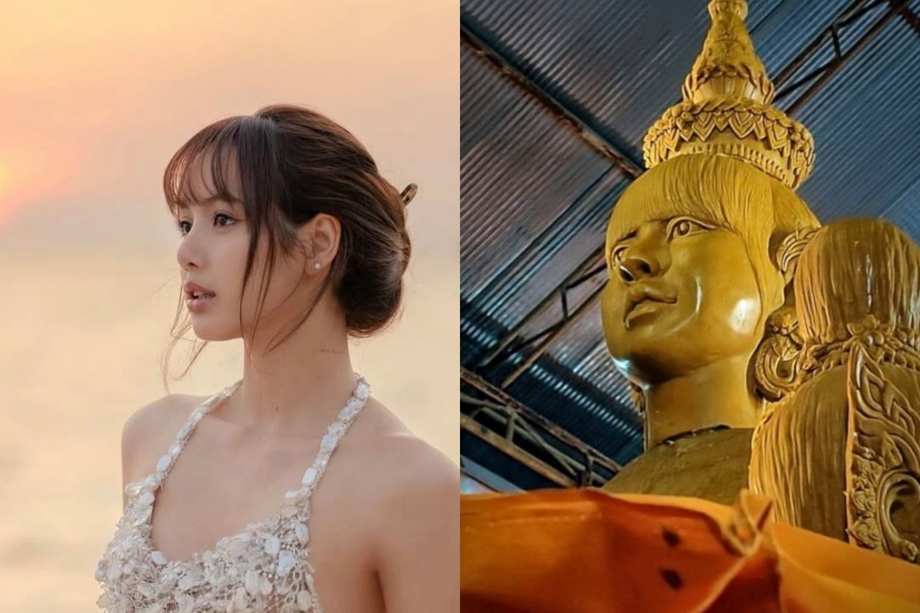 Tuong sap hinh Lisa (BlackPink) gay chu y o Thai Lan hinh anh