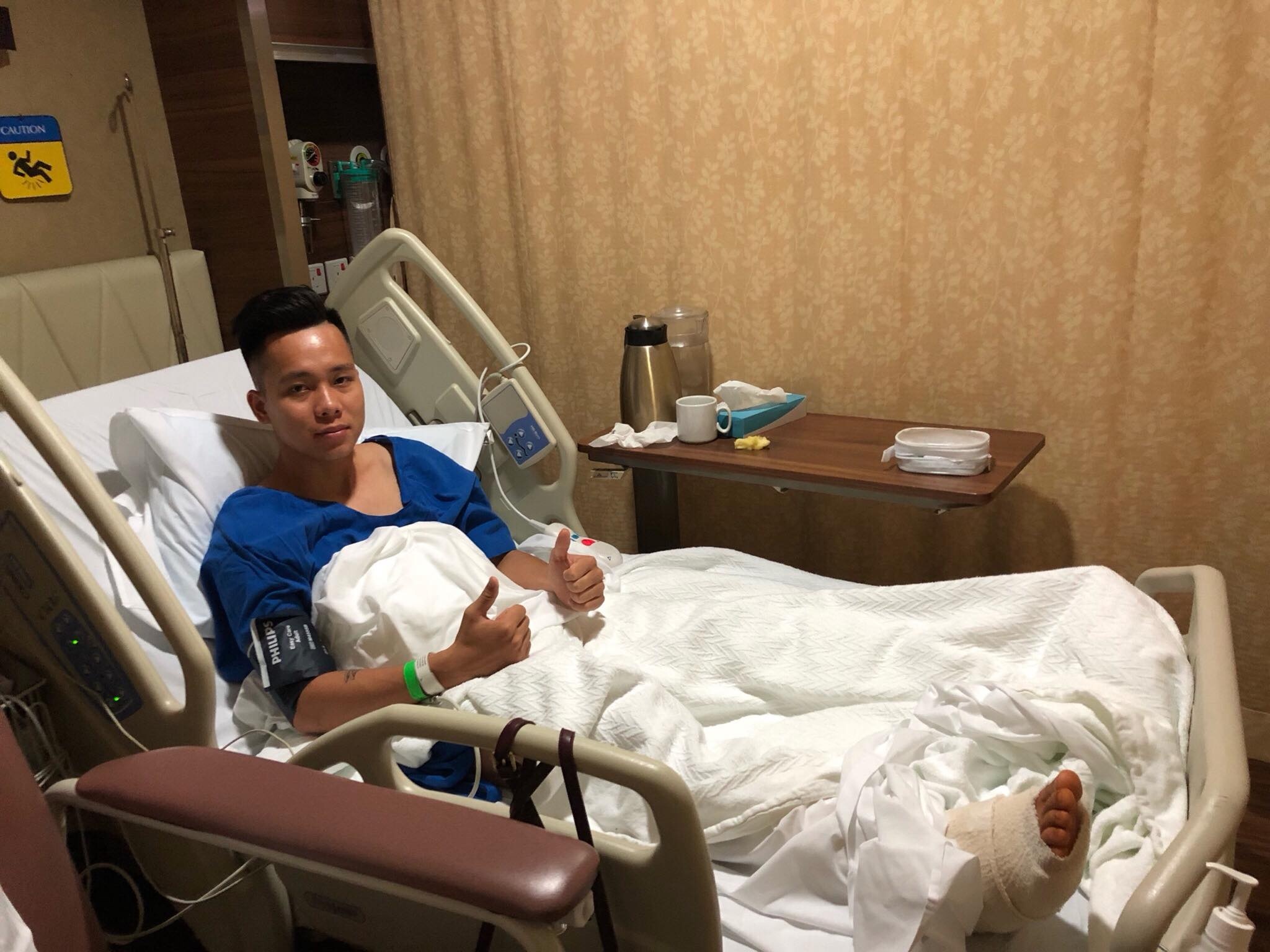 Lê Thanh Bình, chấn thương, V.League 2018, CLB Thanh Hóa ảnh 1 Le Thanh Binh, chan thuong, V.League 2018, CLB Thanh Hoa anh 1