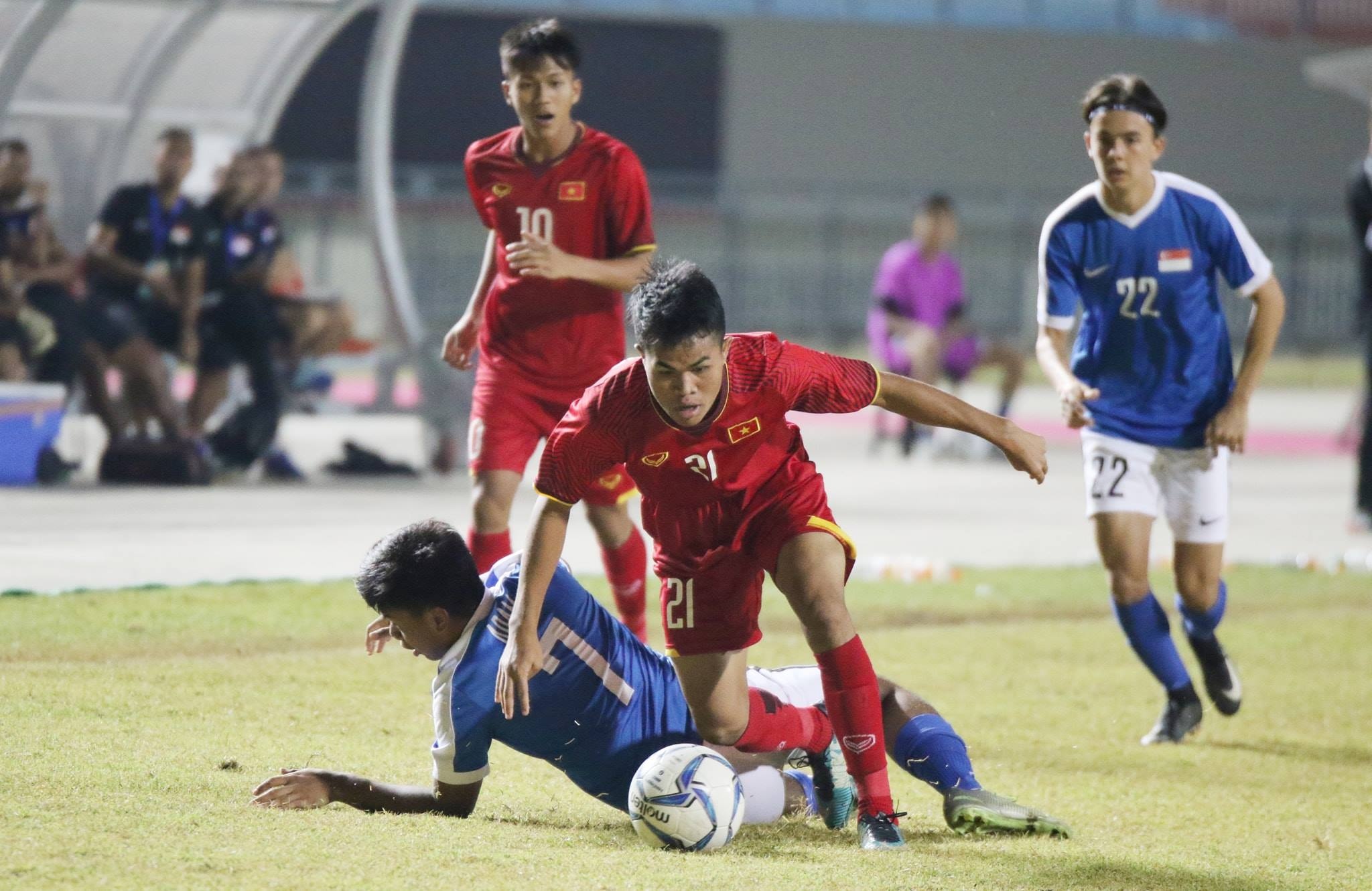 U19 Viet Nam bi loai sau tran hoa U19 Singapore hinh anh