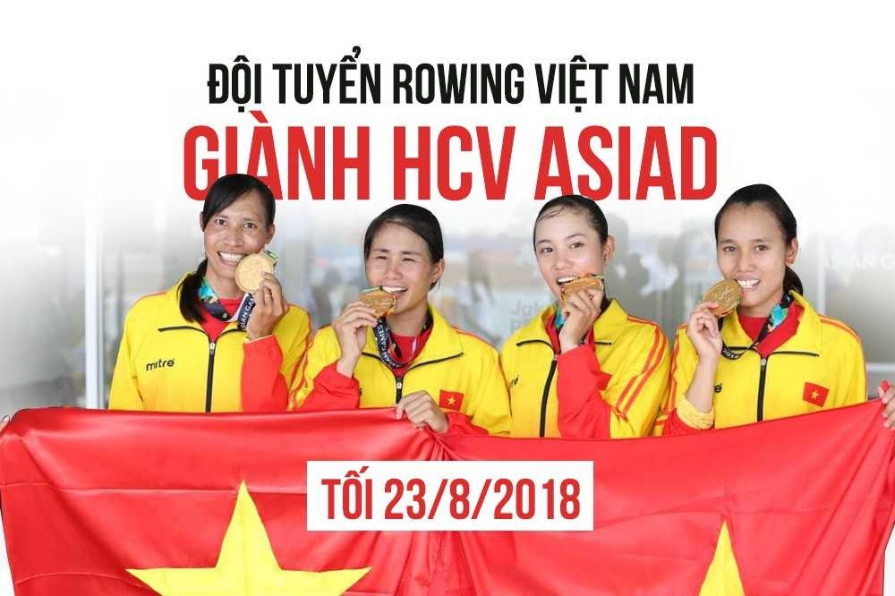 HCV ASIAD,  Giao luu truc tuyen,  rowing anh 1