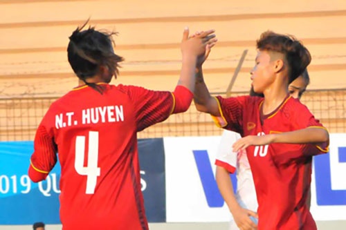 U16 nu Viet Nam gianh ve tham du giai chau A hinh anh