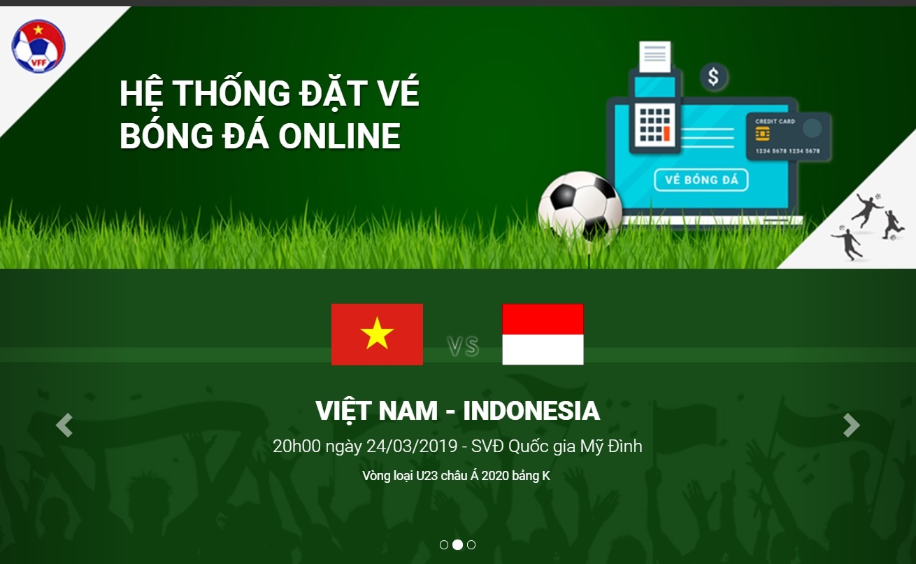 Vé xem đội tuyển Việt Nam, giảm giá vé xem U23 Việt Nam ảnh 1 Ve xem doi tuyen Viet Nam, giam gia ve xem U23 Viet Nam anh 1