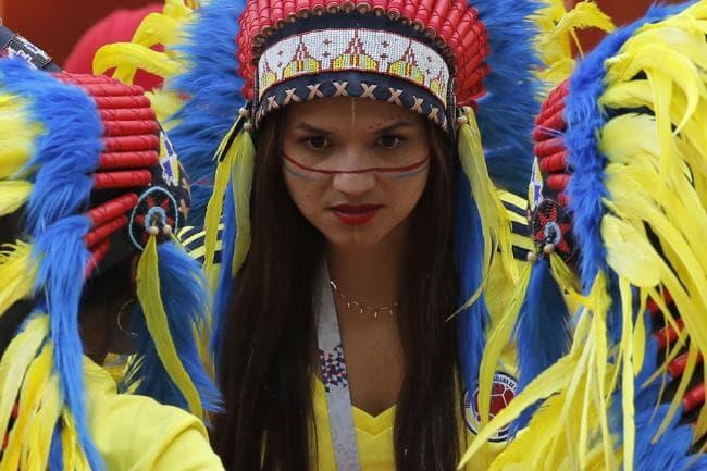 Nu CDV Colombia tan cong fan Argentina tai Copa America 2019 hinh anh