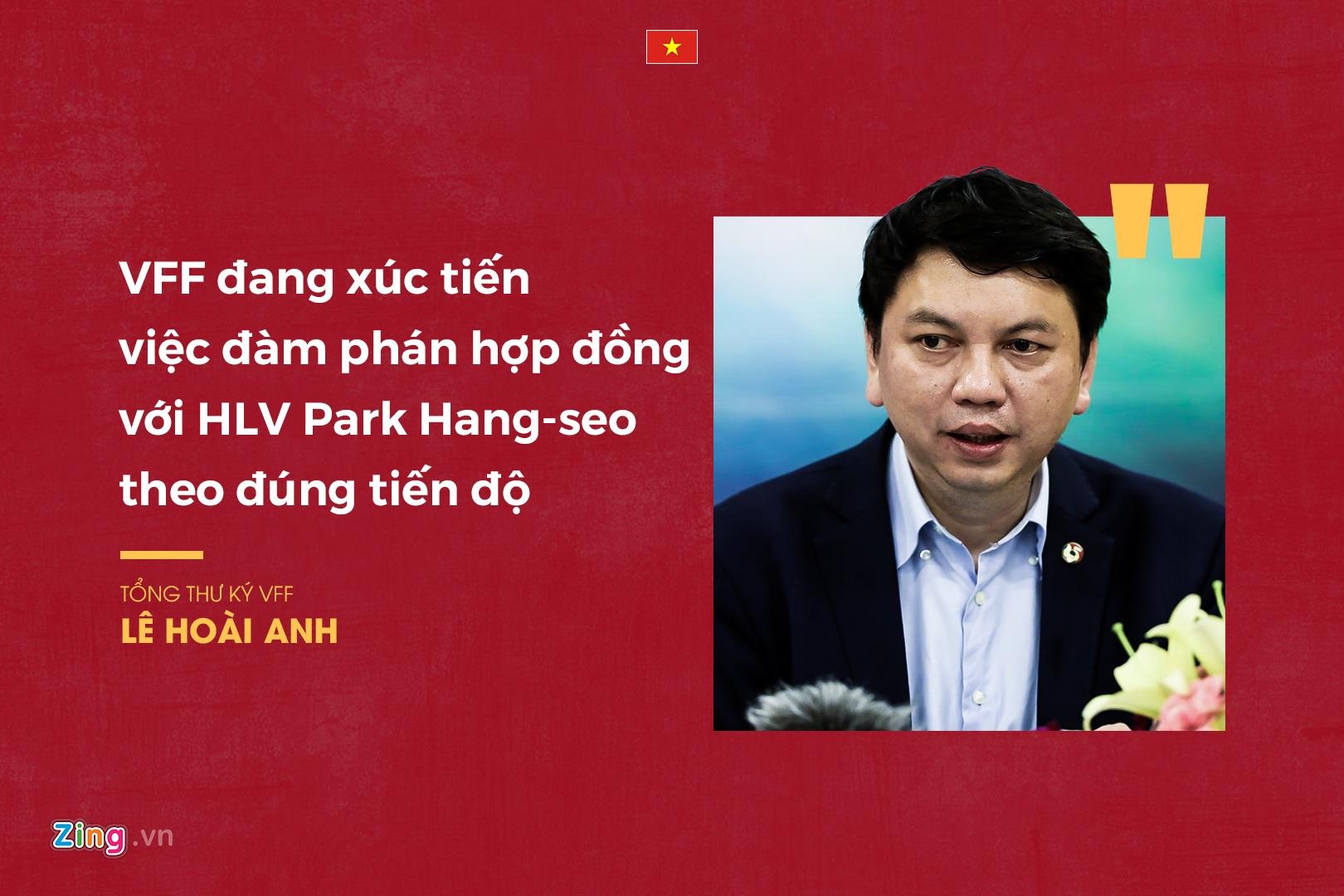 VFF nói gì về việc gia hạn hợp đồng với thầy Park ảnh 3 VFF noi gi ve viec gia han hop dong voi thay Park anh 3