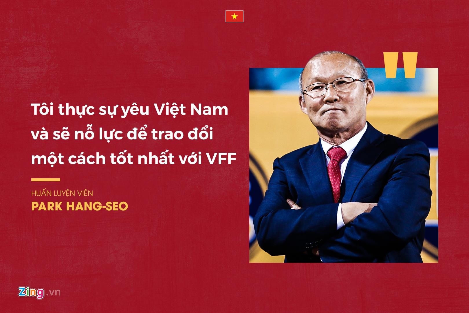 VFF nói gì về việc gia hạn hợp đồng với thầy Park ảnh 4 VFF noi gi ve viec gia han hop dong voi thay Park anh 4