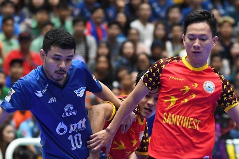 CLB Khanh Hoa thua doi bong Thai Lan 1-9 o chung ket AFF futsal cup hinh anh