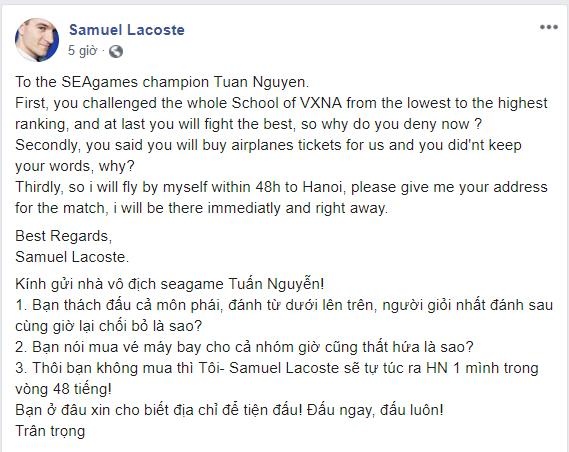 Su de Flores dau vo dich SEA Games 2 ngay toi anh 1