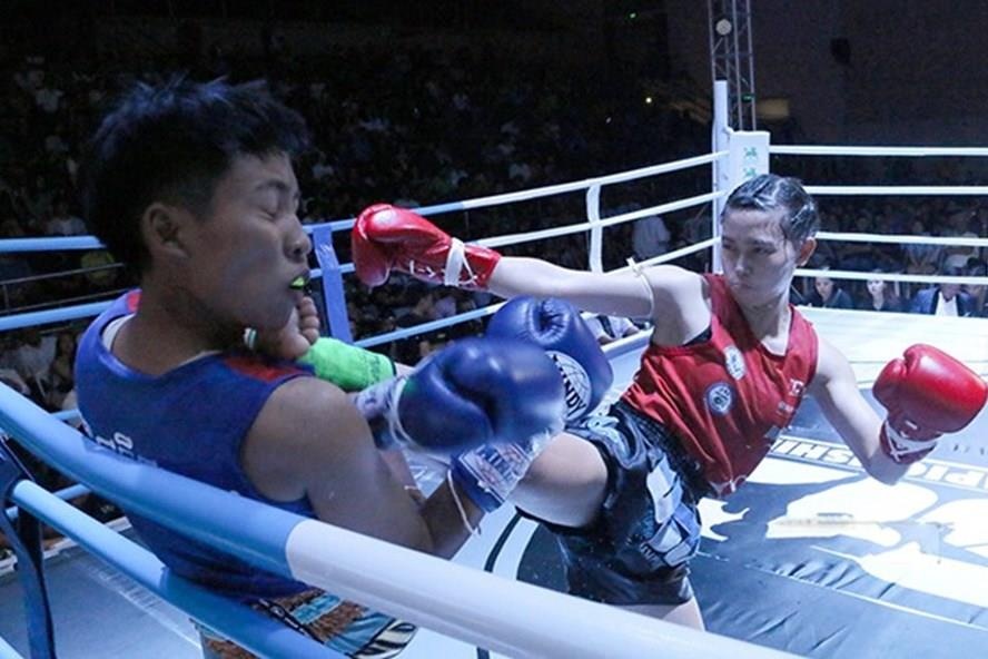 'My nu Muay Viet' vao chung ket Muay Thai anh 1