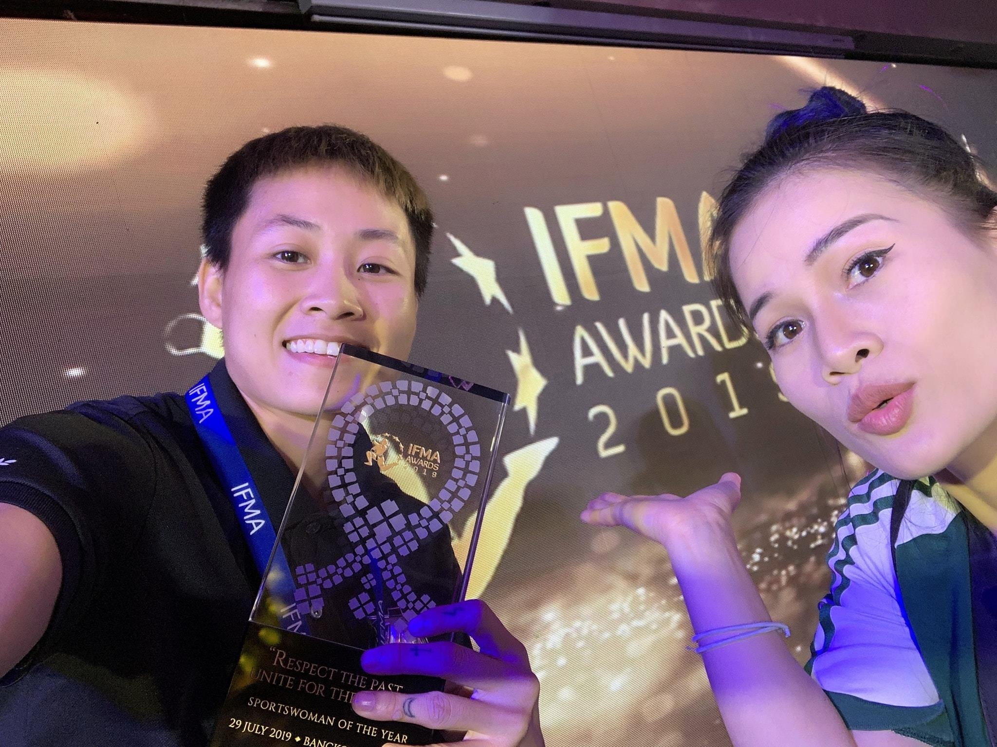 Nu VDV Viet Nam nhan giai vo si Muay Thai hay nhat nam hinh anh