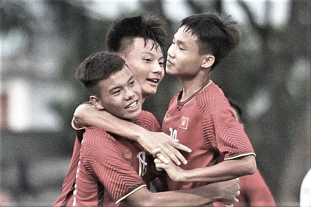 Highlights: U15 Viet Nam 2-3 U15 Han Quoc hinh anh