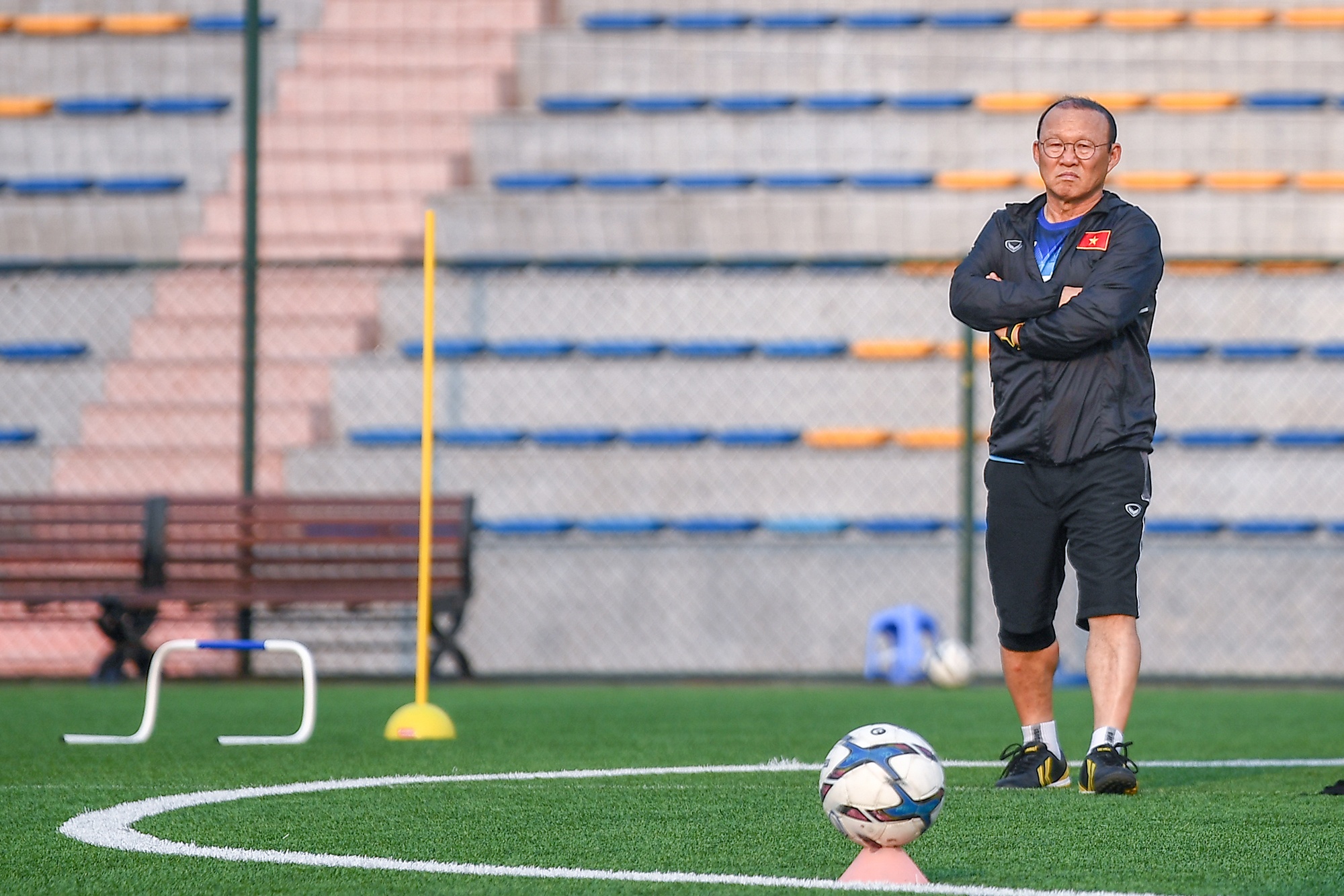 Thay Park truc tiep xem xet chan thuong cua Trong Dai,  Hoang Duc anh 1