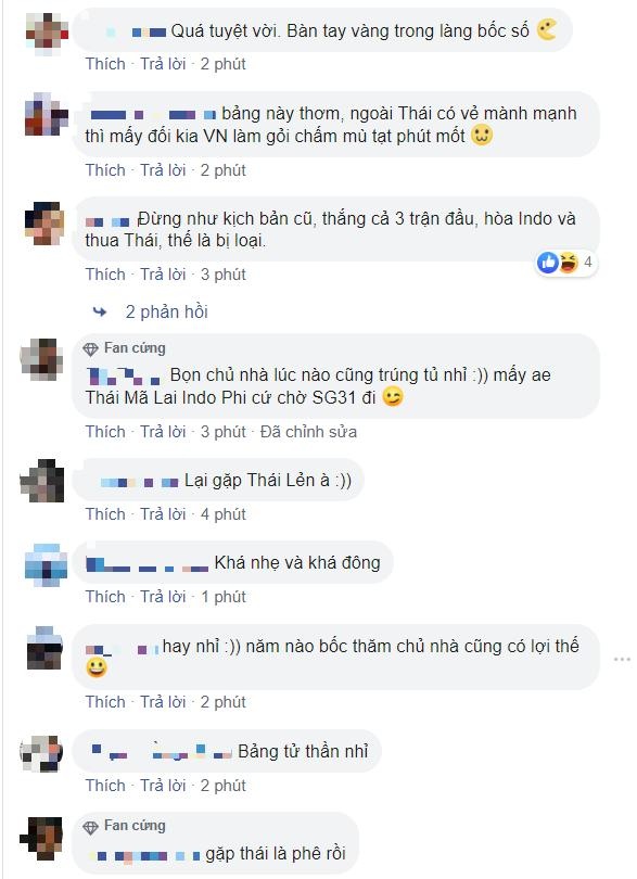 Fan Việt phản ứng sau lễ bốc thăm SEA Games ảnh 1 Fan Viet phan ung sau le boc tham SEA Games anh 1