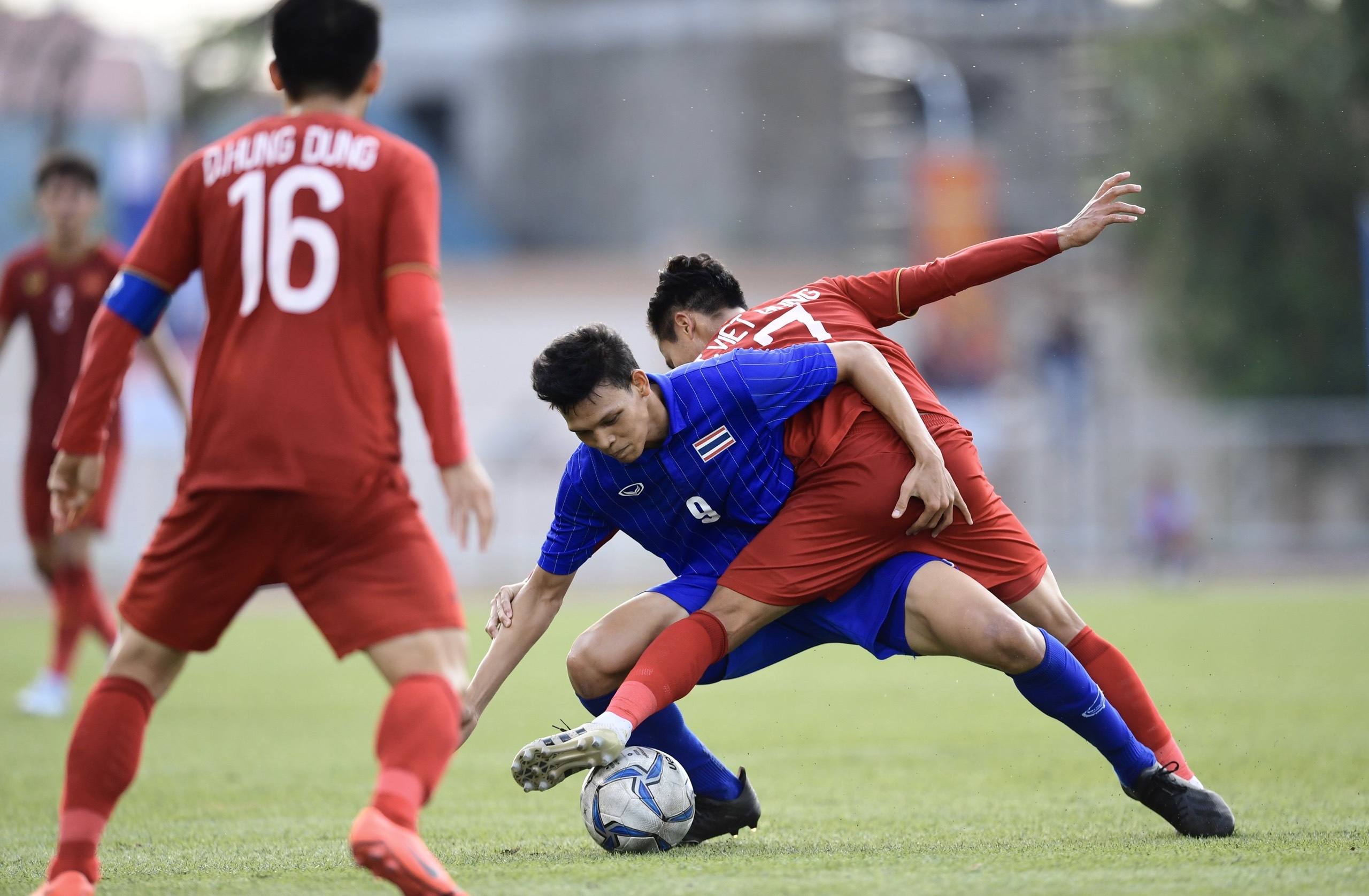 U22 Viet Nam gap U22 Thai Lan anh 1