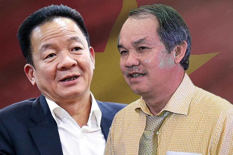 Hai ong bau gop cong dua bong da Viet Nam len vi tri so mot khu vuc hinh anh