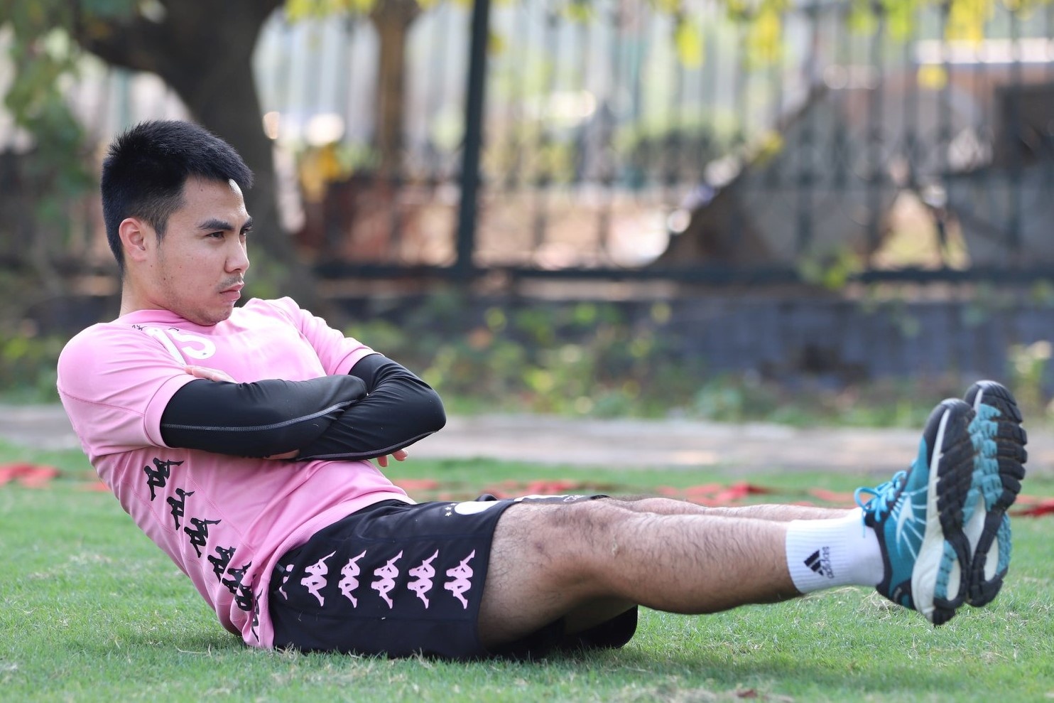 Duc Huy, Thanh Chung tu tap luyen trong thoi gian gian cach xa hoi hinh anh