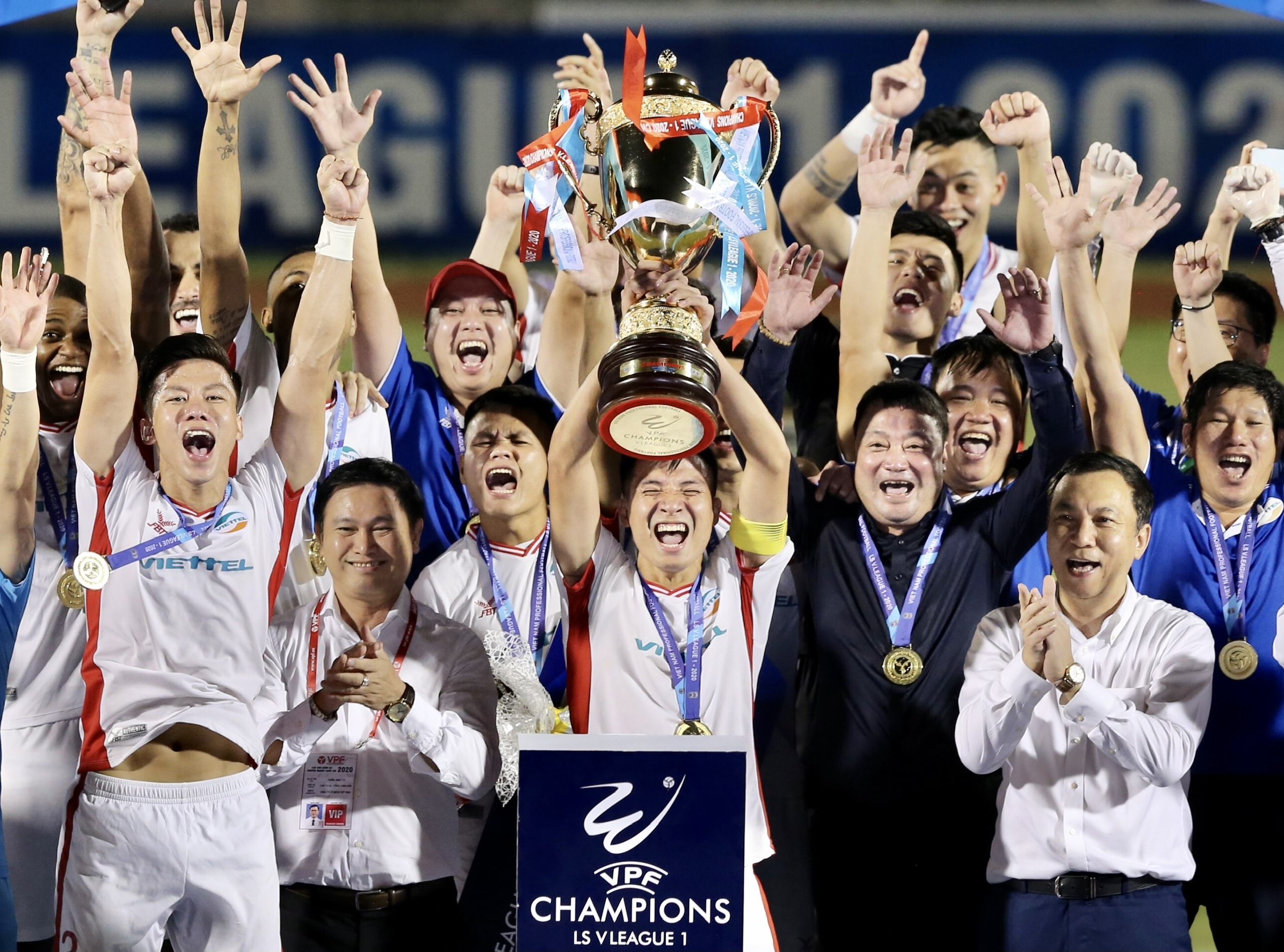 Viettel vo dich,  vo dich V.League 2020 anh 1