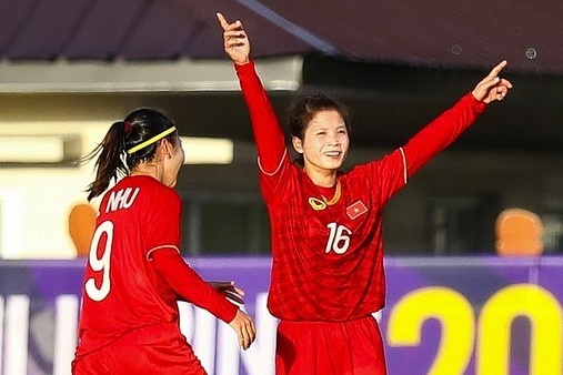 Tuyen nu Viet Nam de tho tai vong loai Asian Cup hinh anh