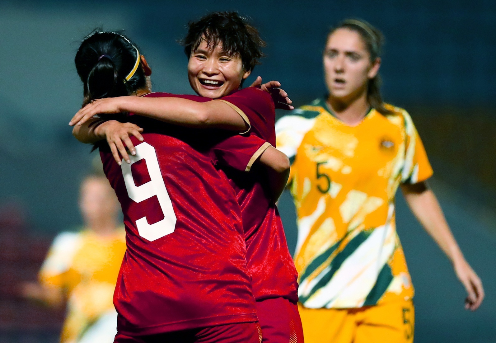 Tuyen nu Viet Nam de tho tai vong loai Asian Cup anh 1