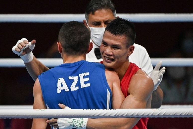 Van Duong vao nhom 16 vo si duoi 57 kg hang dau Olympic hinh anh