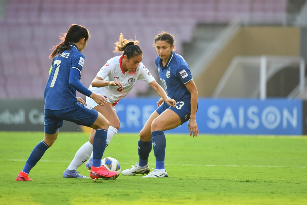 Tuyen nu Thai Lan bi Philippines danh bai tai giai chau A anh 1