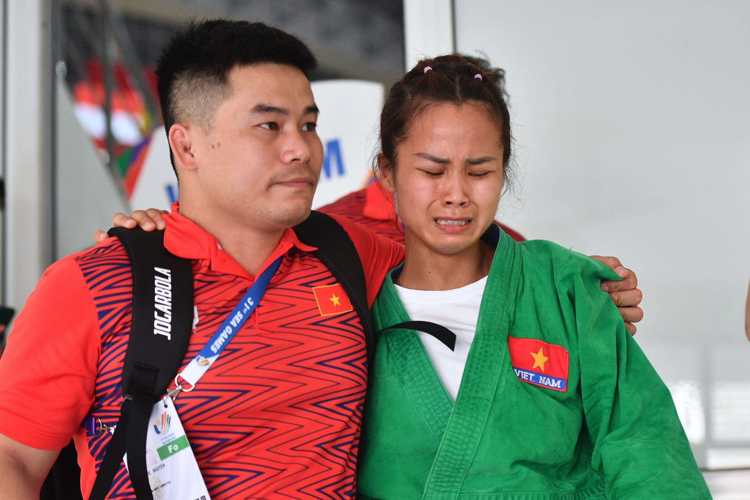 To Thi Trang mat bo sau ngay gianh HCV SEA Games 31 hinh anh