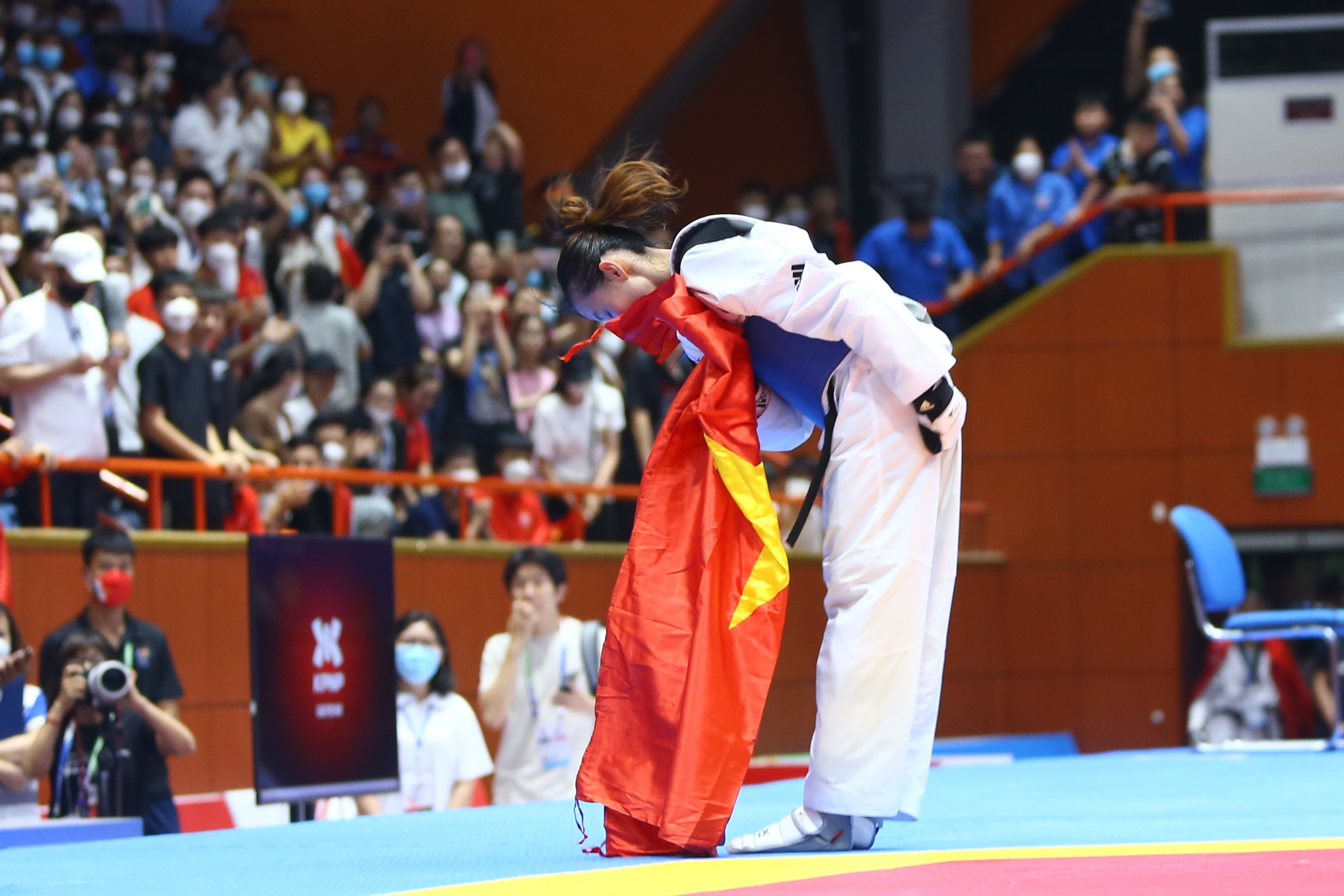 Kim Tuyen: 'Toi muon quoc te nhin khac ve taekwondo Viet Nam' hinh anh