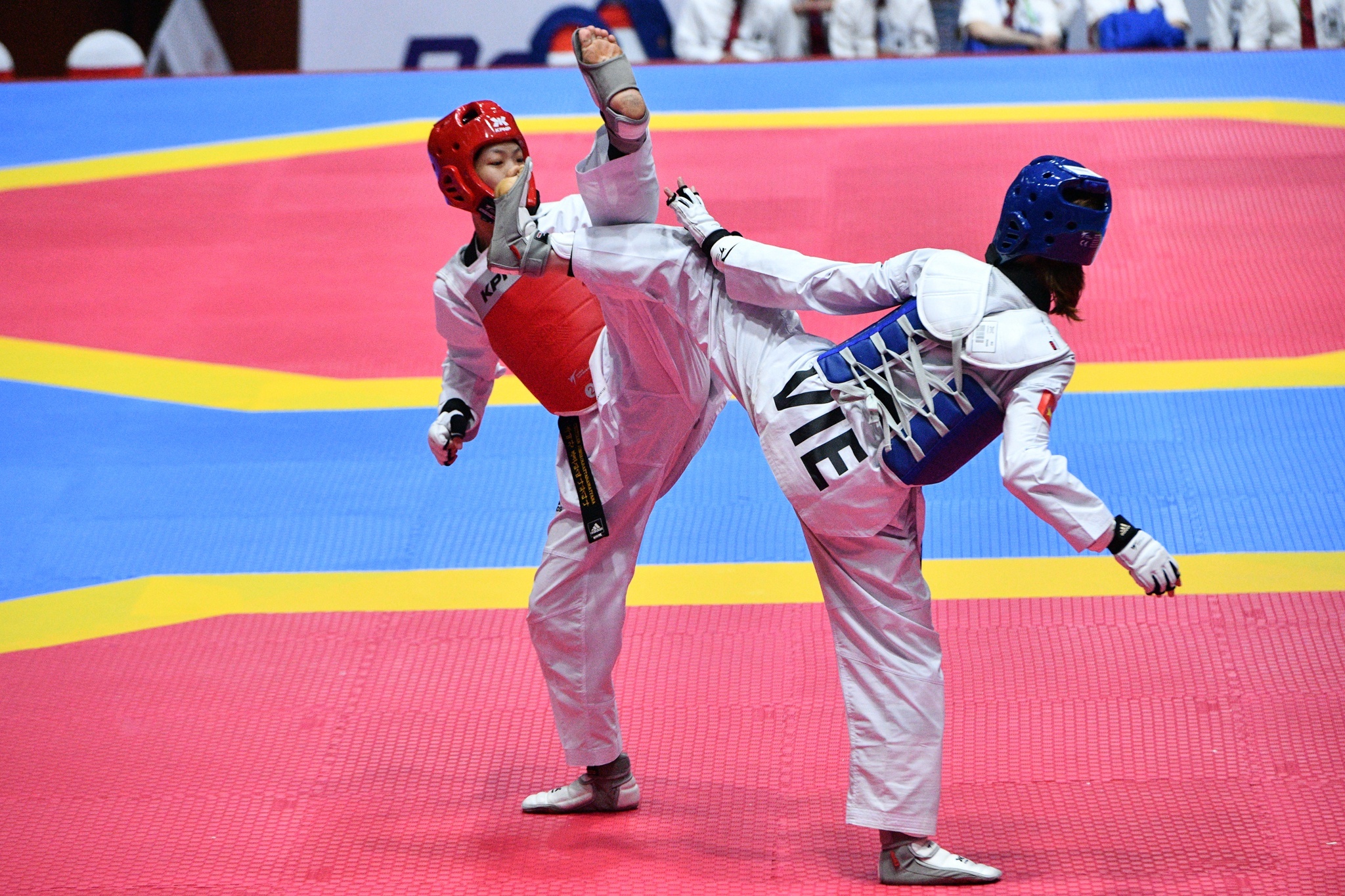 Vo si taekwondo bi gian day chang van gianh HCV SEA Games anh 1