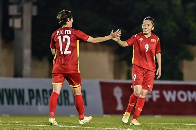 Tuyen nu Viet Nam tam dung nhi bang tai giai Dong Nam A anh 1