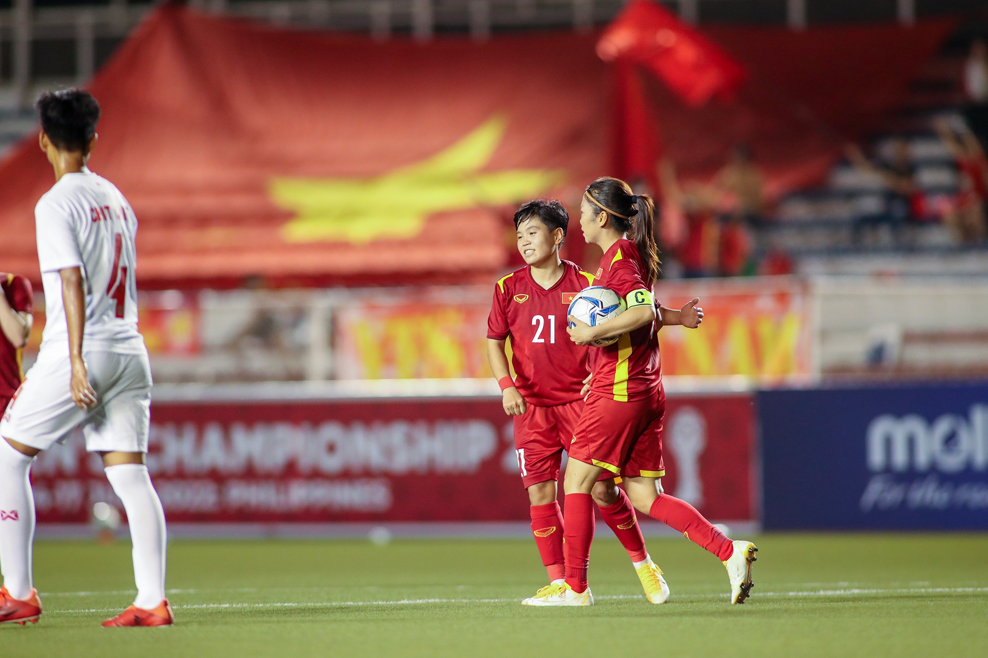 Tuyen nu Viet Nam nhat bang B,  gap Philippines o ban ket anh 1