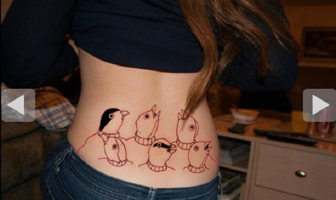 Hoặc là họ sẽ giận dữ tột cùng khi cô con gái ngoan bỗng chốc có hình xăm