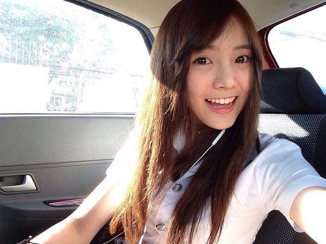 Pornnppan Pornpenpipat đến từ Bangkok (Thái Lan) còn được biết tới với nickname Nenezsnp trong cộng đồng mạng. Cô nàng hiện theo học trường King Mongkut’s University of Technology North Bangkok (Thái Lan). Ảnh: Facebook.