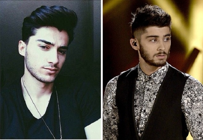 Flamur (trái) sở hữu gương mặt giống Zayn (One Direction) đến ngỡ ngàng. Ảnh: Daily Mail.