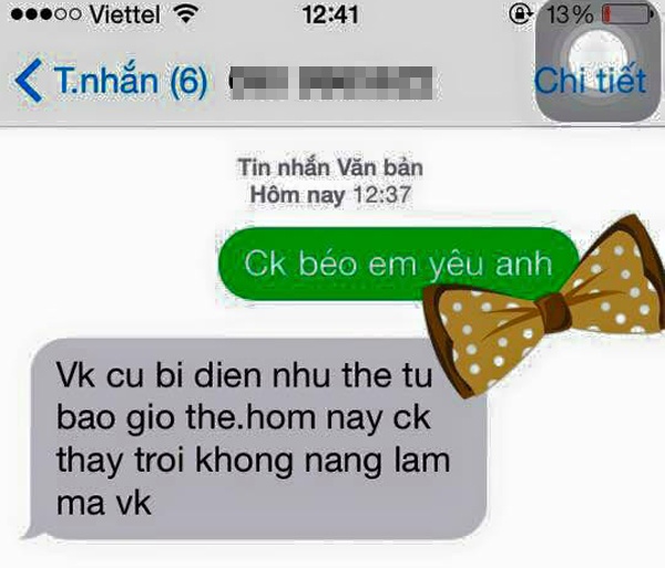 Ông chồng này cho rằng vợ mình đang không được bình thường.